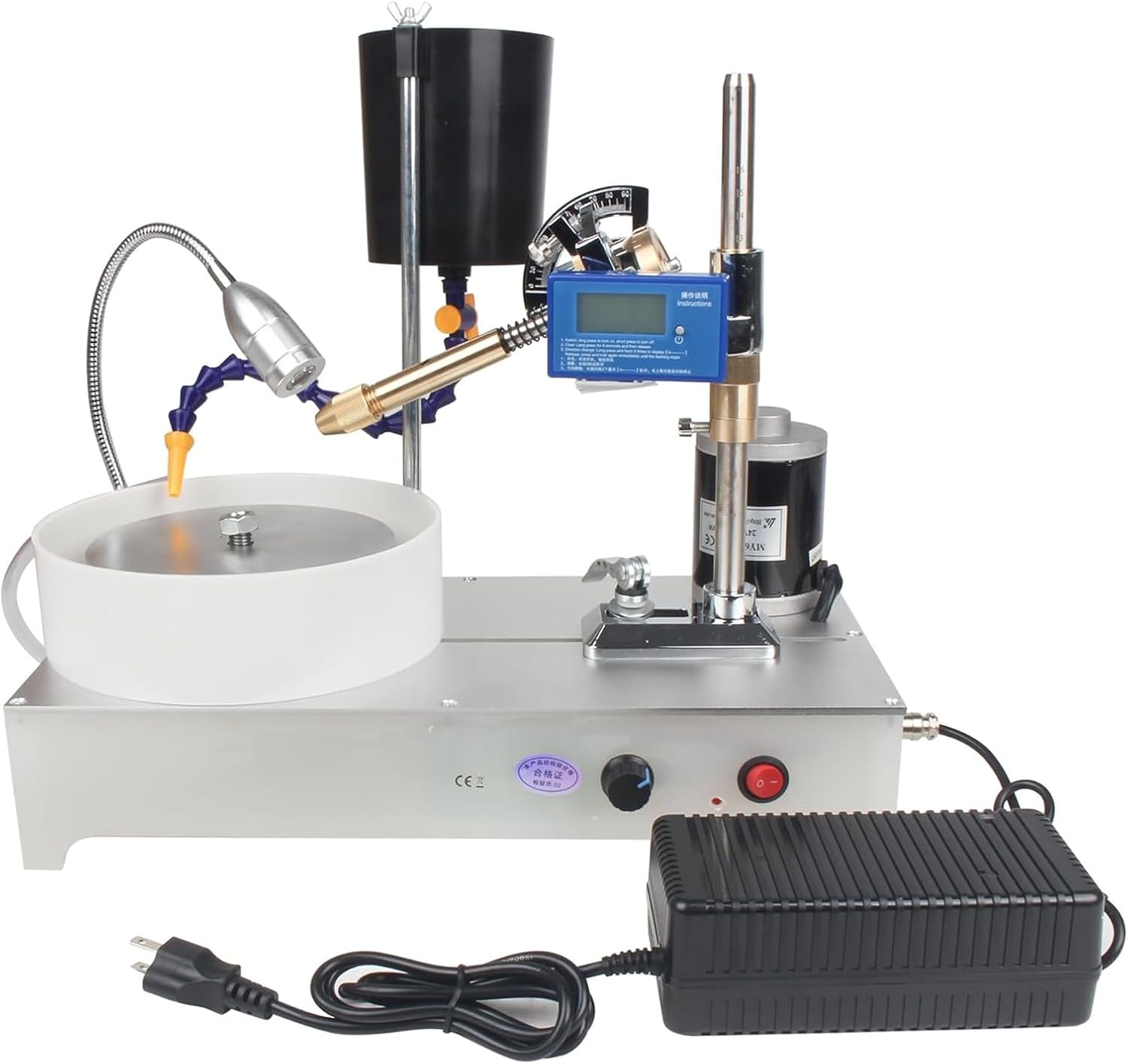 充電式ポリッシャー, 変速電動ポリッシャー研磨パッド付き, SPTA 125MM